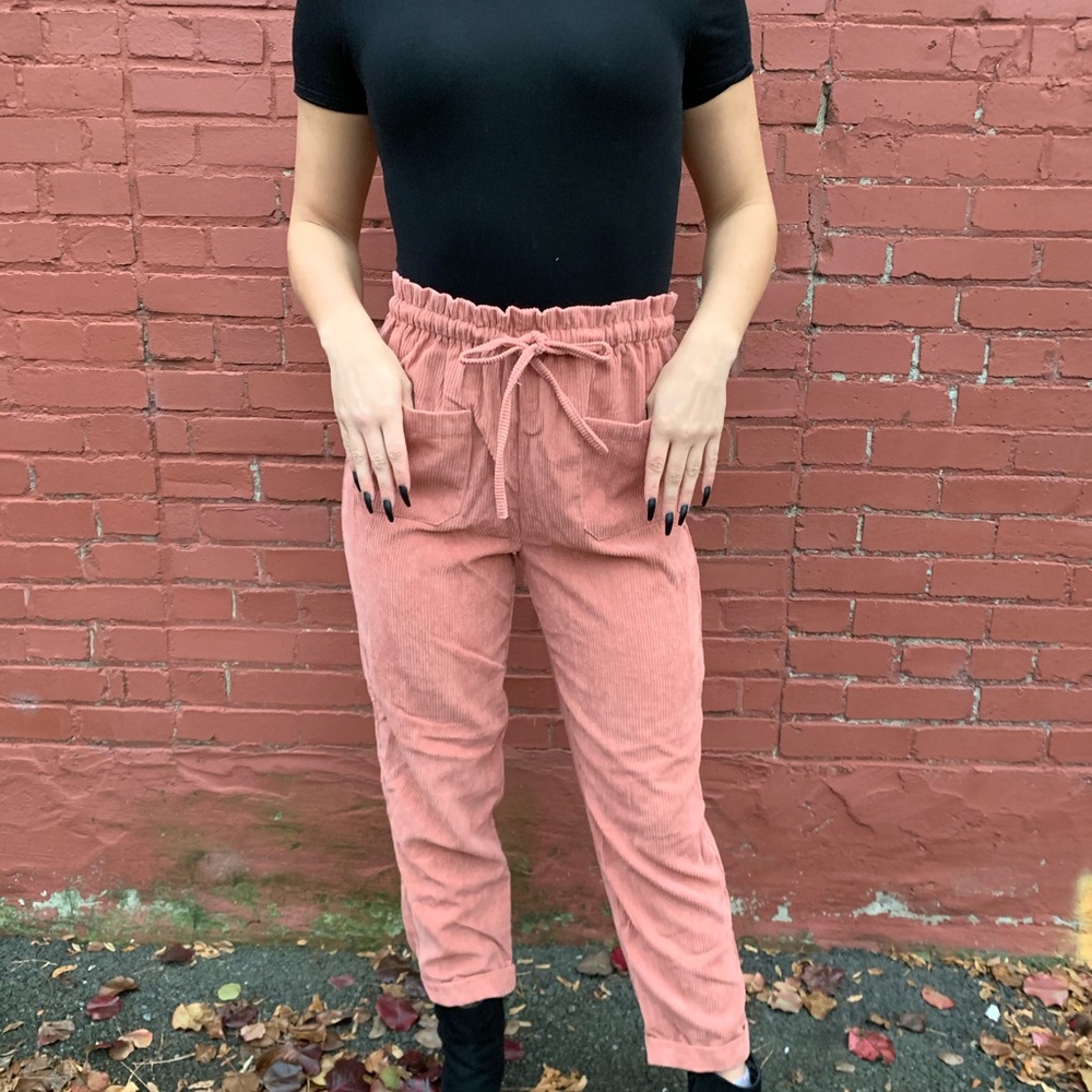 Comfy ribbed joggers